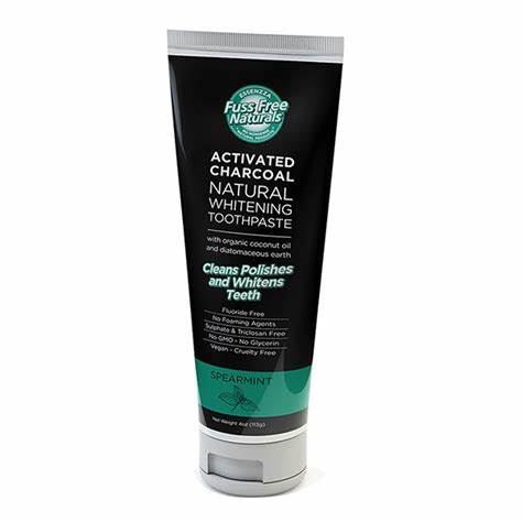 Activated charcoal toothpaste